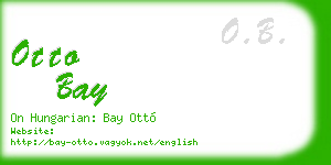 otto bay business card