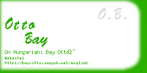 otto bay business card